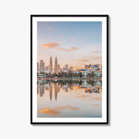 Kuala Lumpur Skyline Fine Art Photo Print, Titiwangsa Park, Malaysia, KL, Waterfront