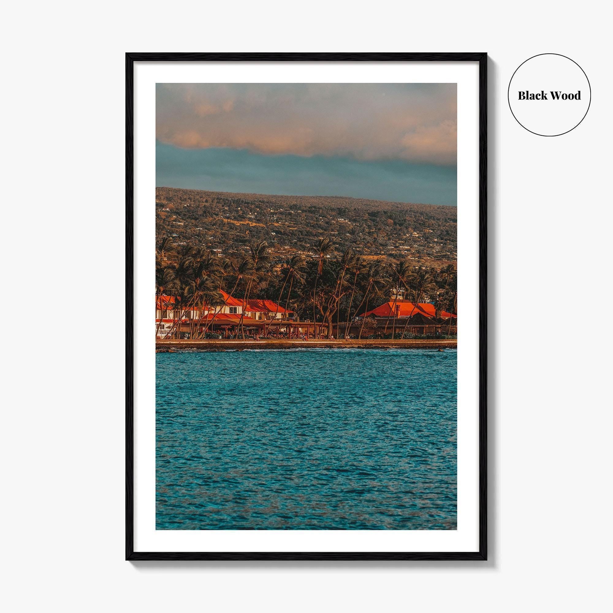 Kailua-Kona Fine Art Photo Print, Hawaii, Big Island Wall Poster, United States