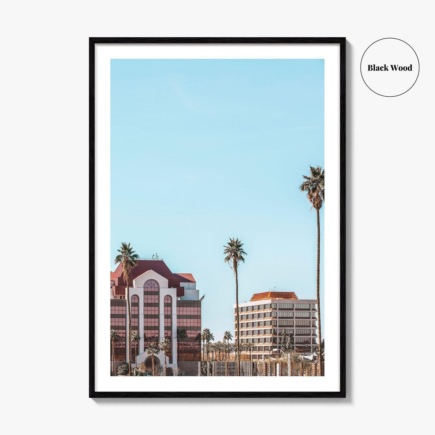 Mesa Skyline Fine Art Photo Print, Downtown Wall Decor, Arizona AZ Poster, USA