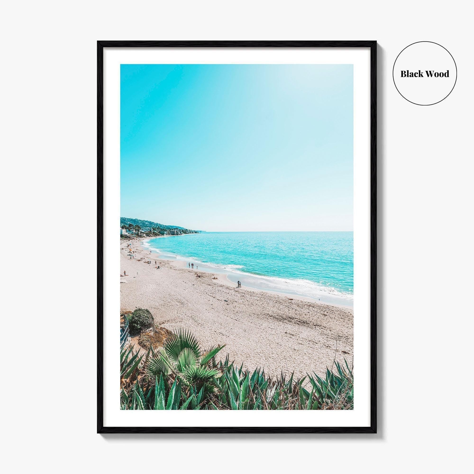 Laguna Beach Blue Fine Art Photo Print, Orange County California Wall Poster USA
