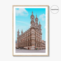 Leuven Fine Art Photo Print, City Hall, Belgium Wall Decor, Flemish Brabant