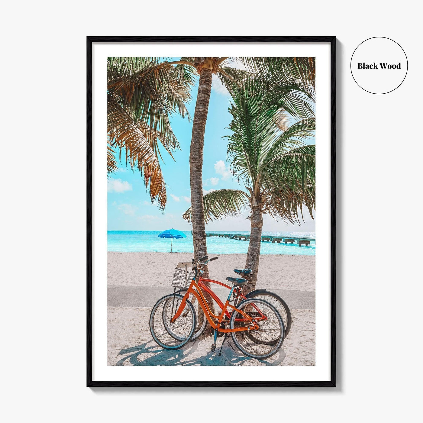 Key West Fine Art Photo Print, Florida, Clarence S Higgs Memorial Beach, USA Poster