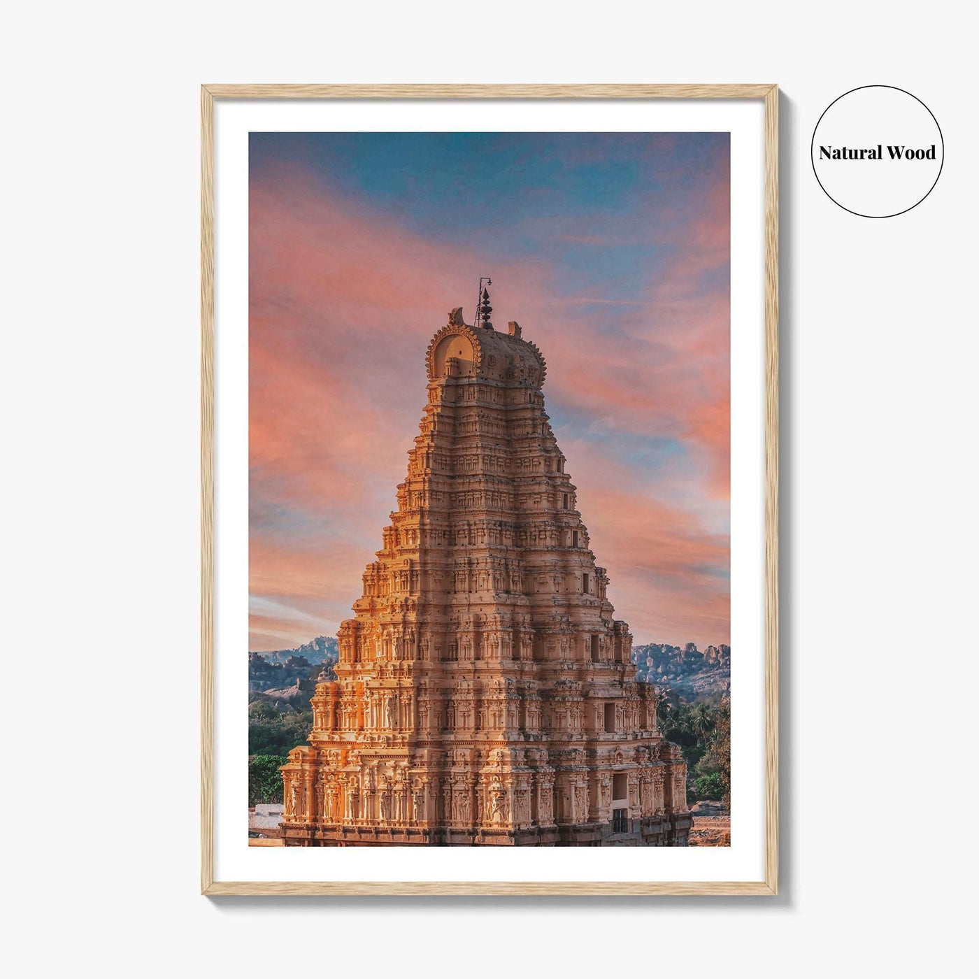 Hampi Fine Art Photo Print, Virupaksha Temple, Karnataka India, Wall Decor Poster