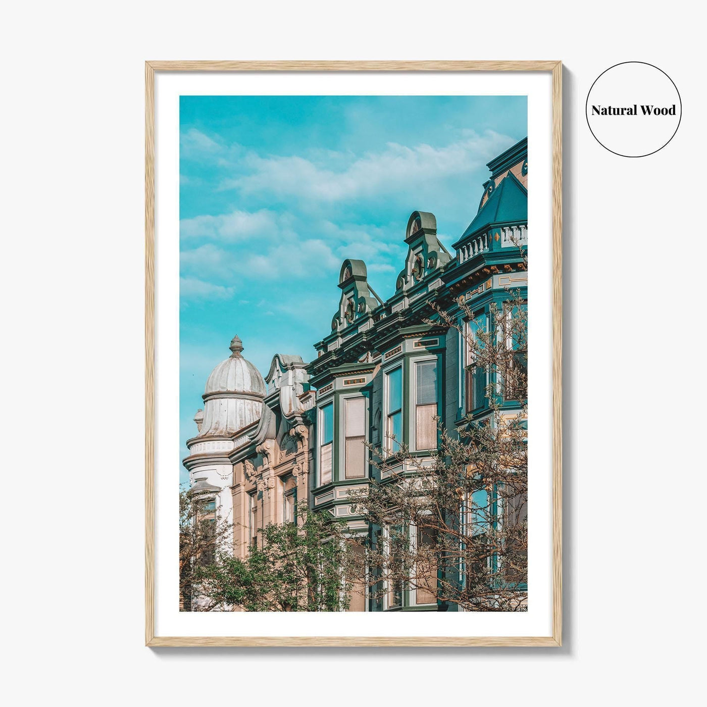 Lincoln Park Fine Art Photo Print, Chicago Illinois, Armitage Avenue Architecture, Wall Poster