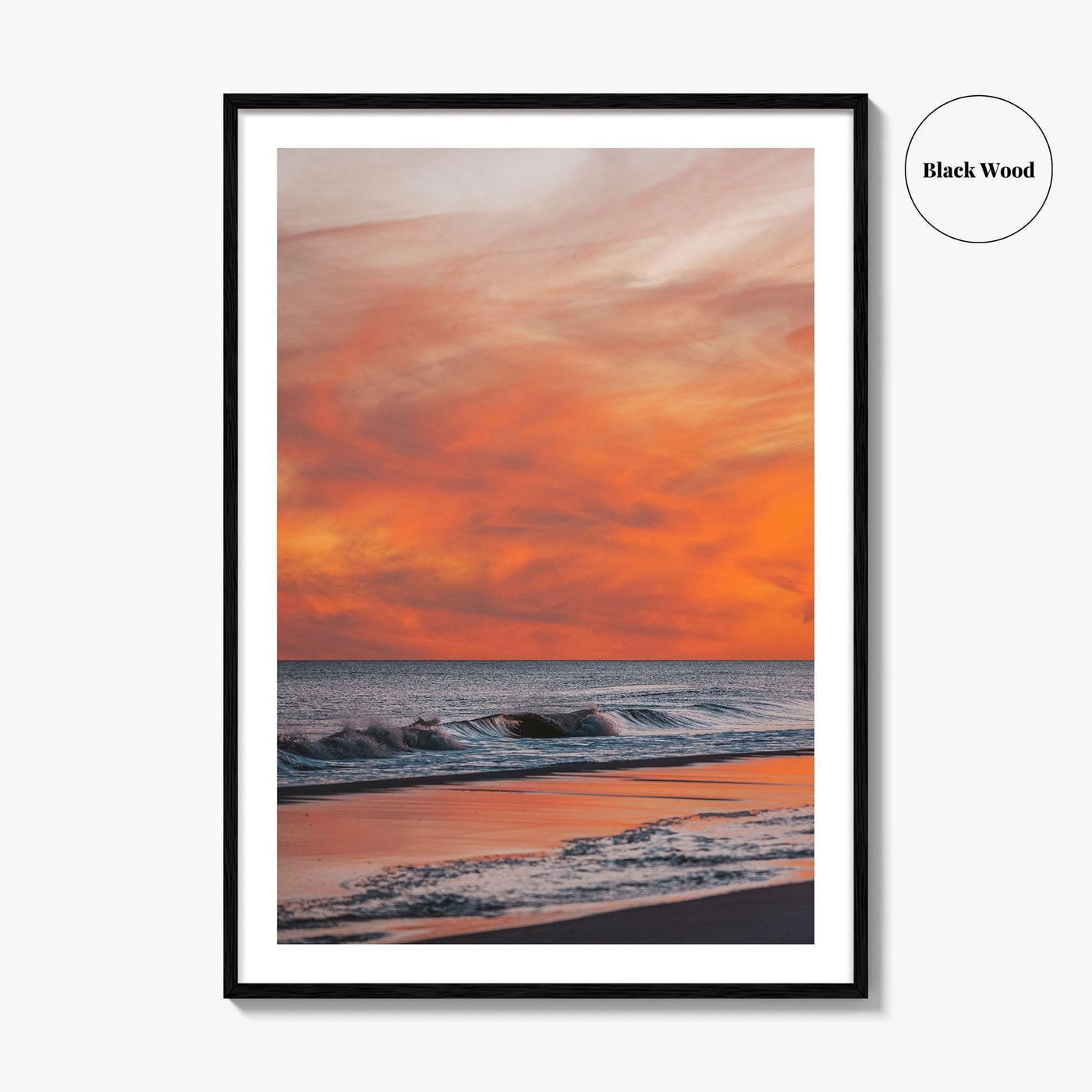 Jones Beach Pink and Orange Fine Art Photo Print, Long Island NY Poster