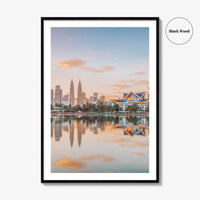 Kuala Lumpur Skyline Fine Art Photo Print, Titiwangsa Park, Malaysia, KL, Waterfront
