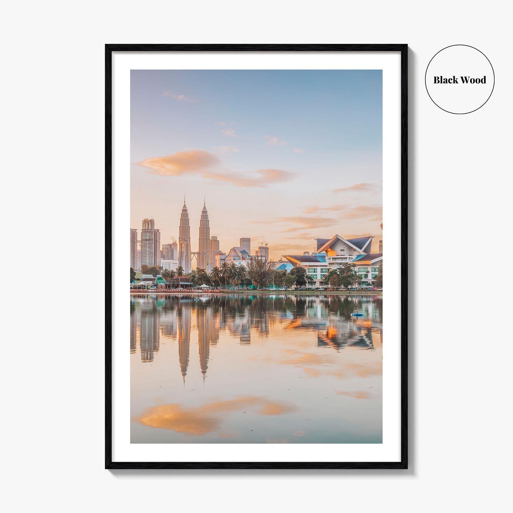 Kuala Lumpur Skyline Fine Art Photo Print, Titiwangsa Park, Malaysia, KL, Waterfront