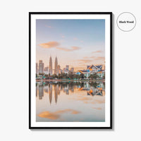 Kuala Lumpur Skyline Fine Art Photo Print, Titiwangsa Park, Malaysia, KL, Waterfront