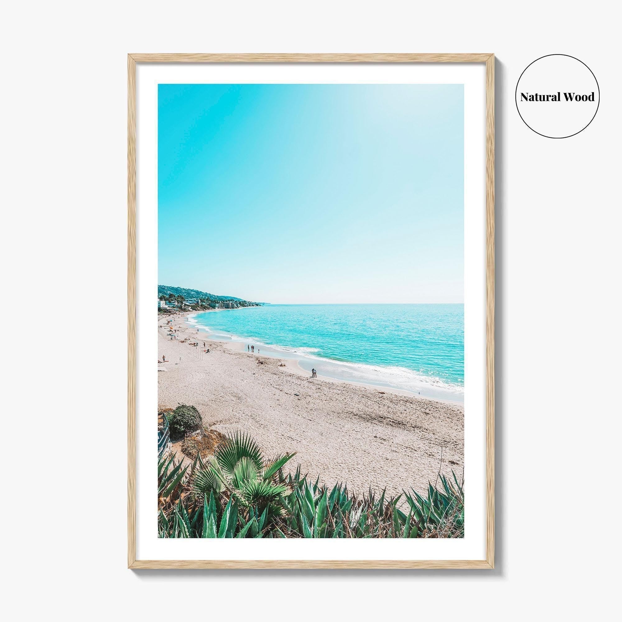 Laguna Beach Blue Fine Art Photo Print, Orange County California Wall Poster USA