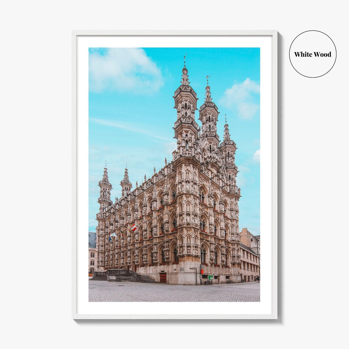 Leuven Fine Art Photo Print, City Hall, Belgium Wall Decor, Flemish Brabant