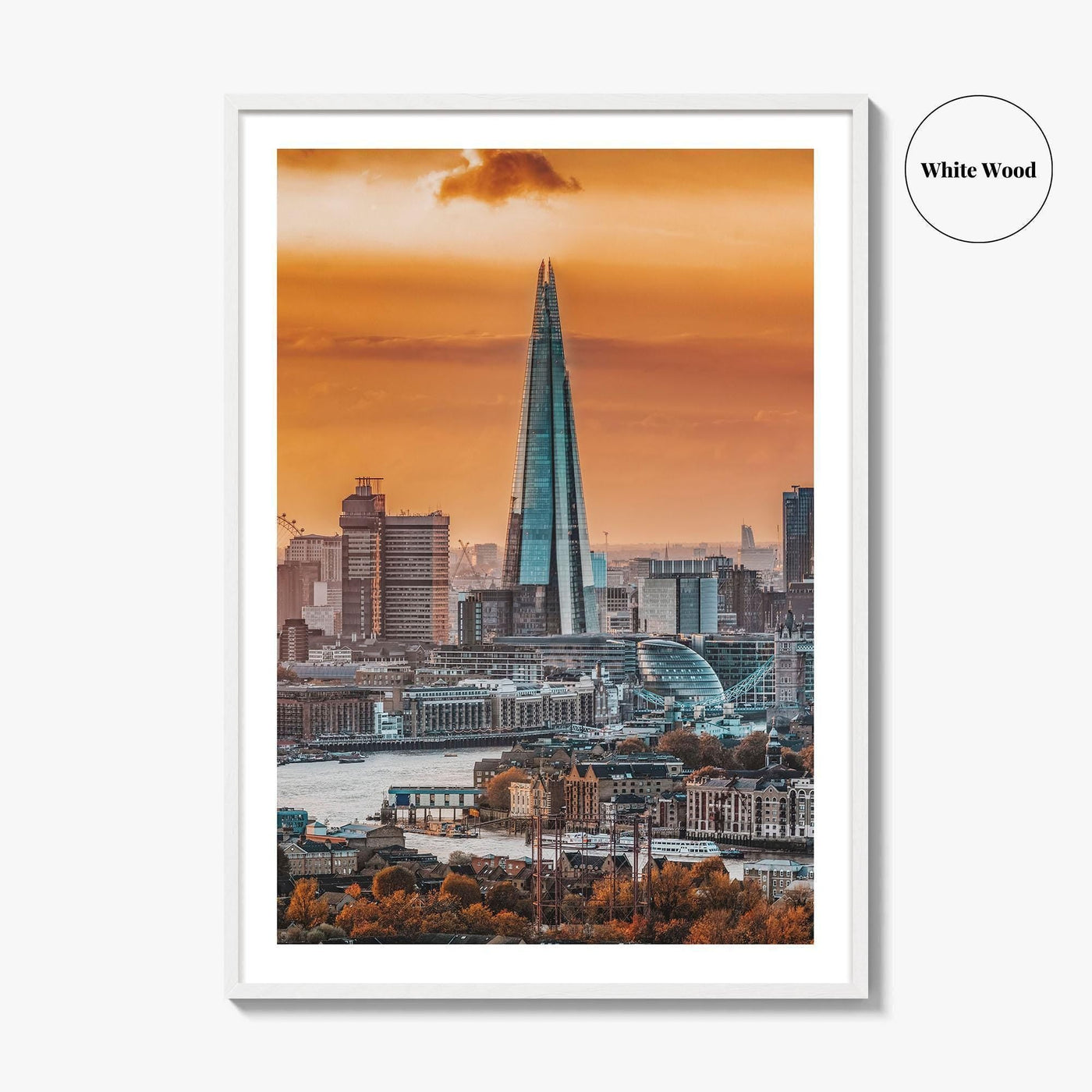 London Skyline Fine Art Photo Print, Wall Poster, England United Kingdom UK