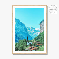 Lauterbrunnen Valley Fine Art Photo Print, Switzerland, Swiss Alps, Bernese Oberland, Poster