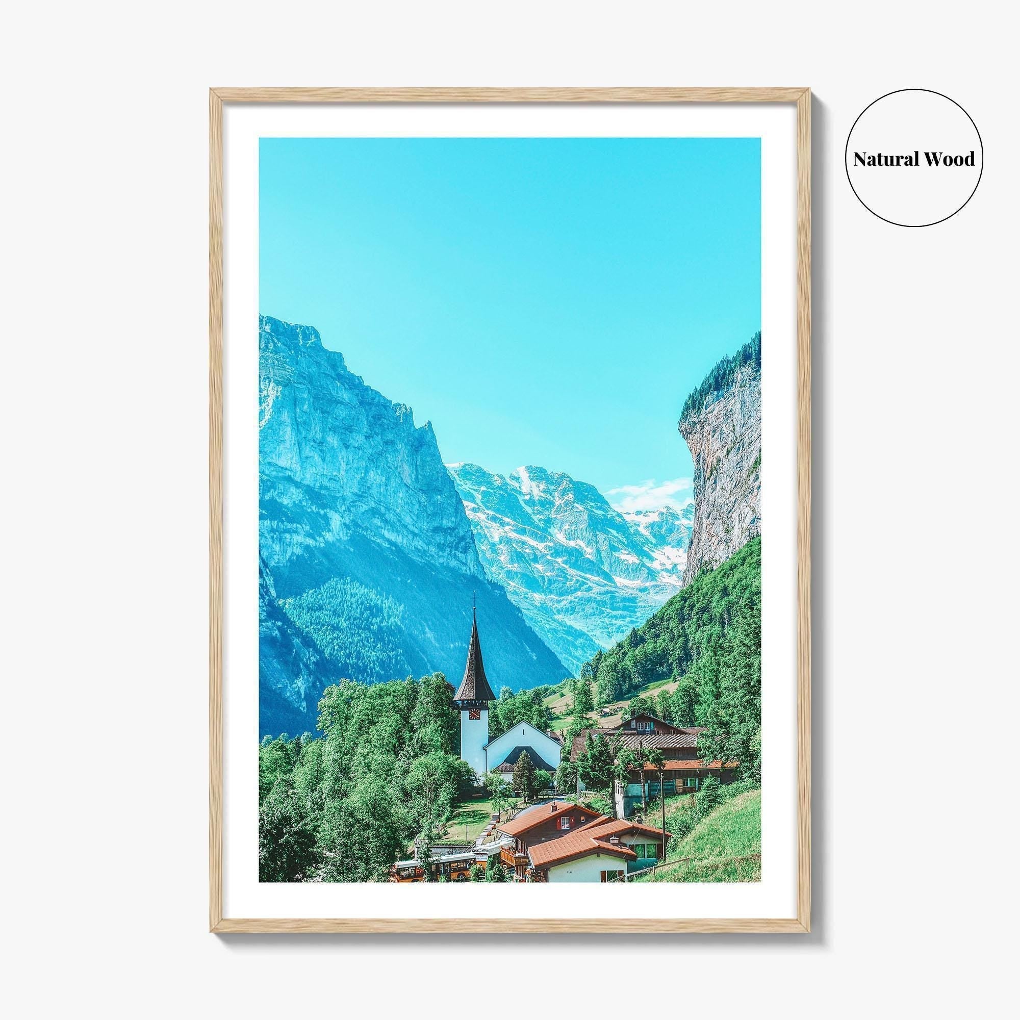Lauterbrunnen Valley Fine Art Photo Print, Switzerland, Swiss Alps, Bernese Oberland, Poster