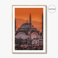 Istanbul Fine Art Photo Print, Suleymaniye Mosque, Turkey Wall Poster
