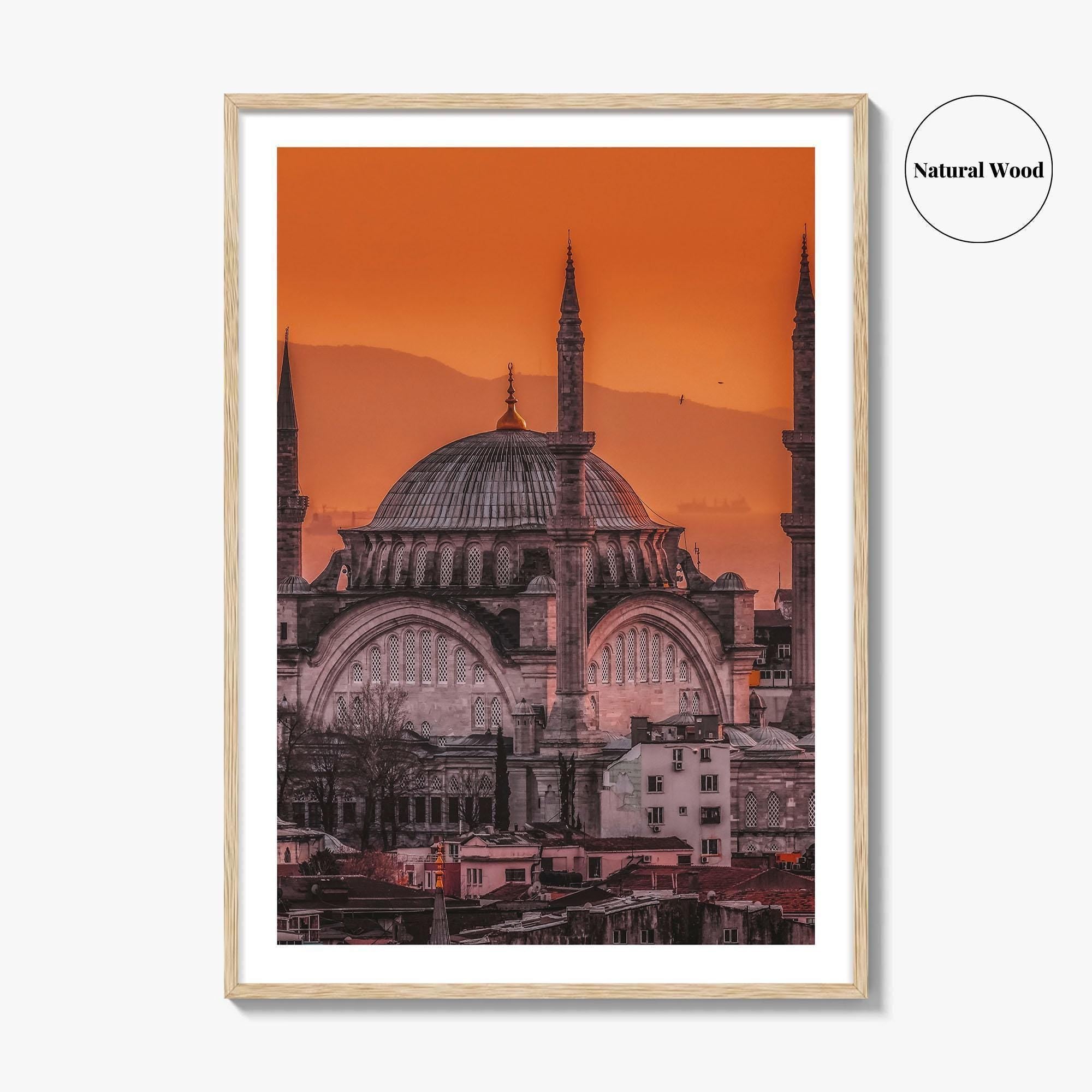 Istanbul Fine Art Photo Print, Suleymaniye Mosque, Turkey Wall Poster