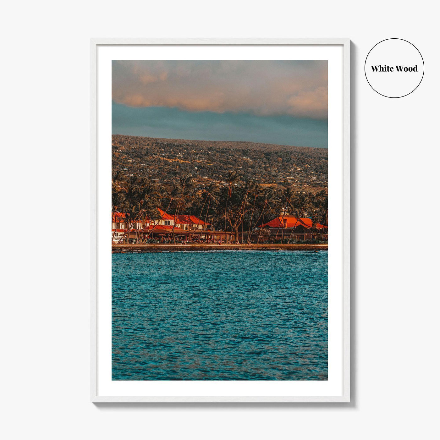 Kailua-Kona Fine Art Photo Print, Hawaii, Big Island Wall Poster, United States
