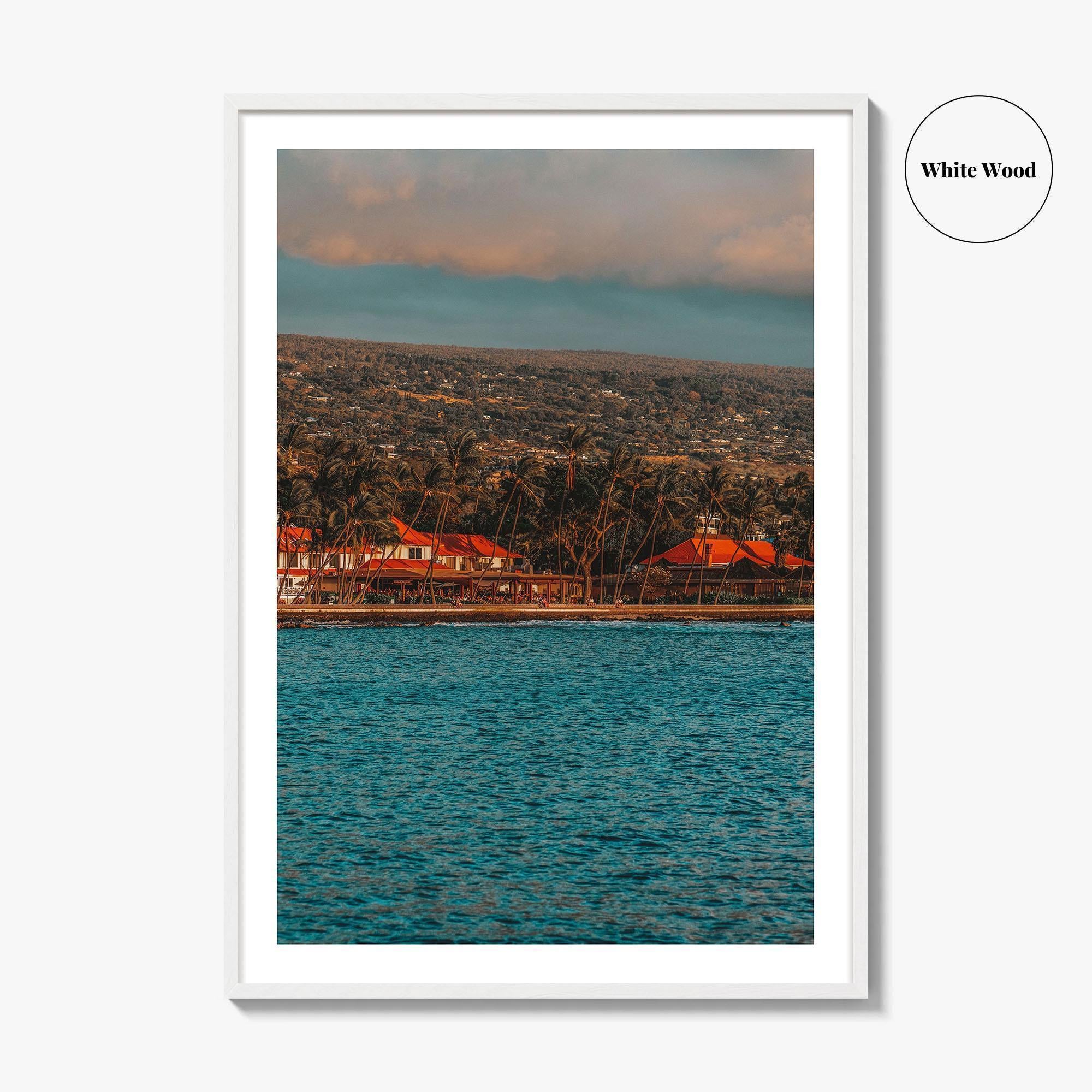 Kailua-Kona Fine Art Photo Print, Hawaii, Big Island Wall Poster, United States