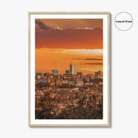 Kigali Skyline Fine Art Photo Print, Rwanda Wall Decor Poster, Downtown Skyscraper