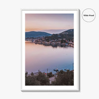 Ithaca Fine Art Photo Print, Vathy Village, Molos Gulf, Greece Wall Poster, Ionian Islands