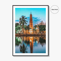 Hanoi Fine Art Photo Print, Tran Quoc Pagoda, West Lake, Vietnam Poster