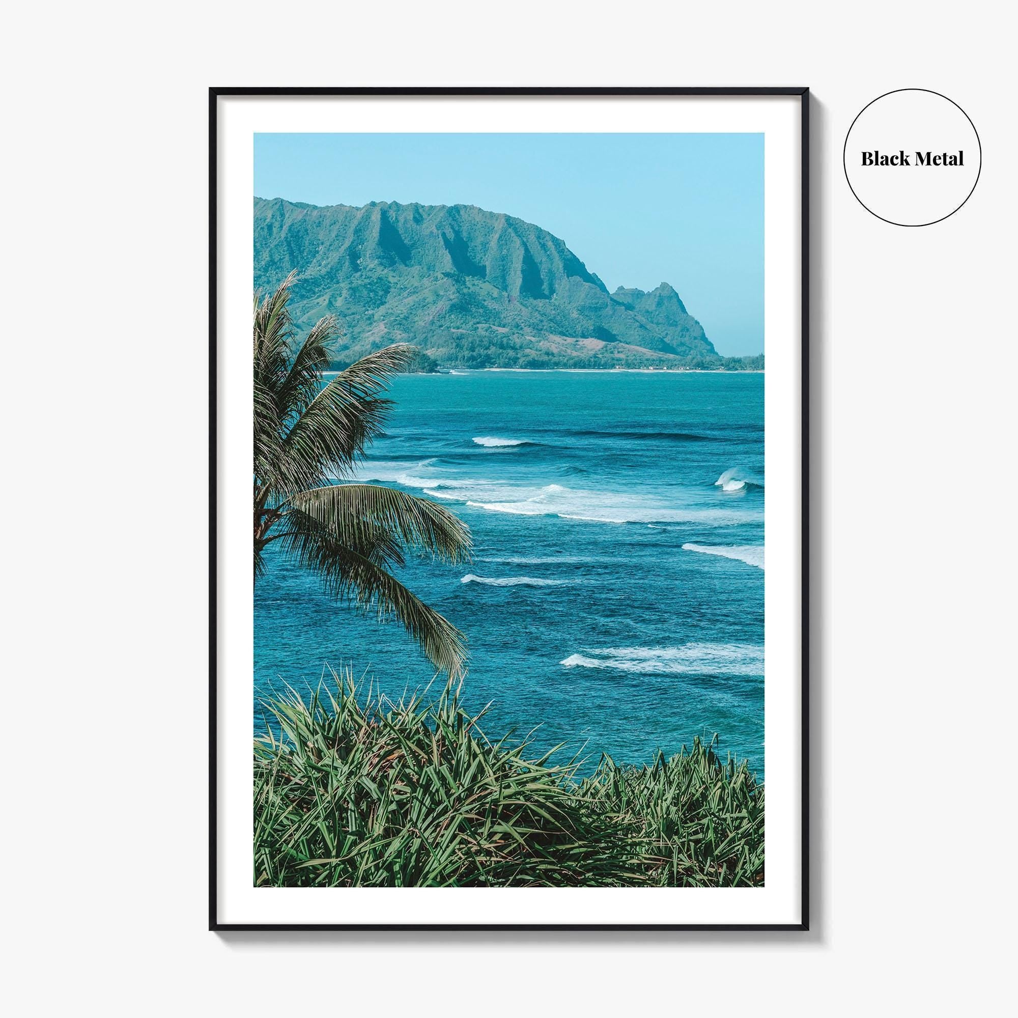 Hanalei Bay Fine Art Photo Print, Kauai Hawaii Poster