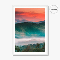 Great Smoky Mountains National Park Fine Art Photo Print, Tennessee North Carolina Poster, Landscape