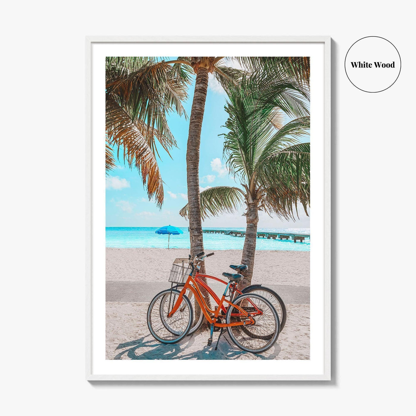 Key West Fine Art Photo Print, Florida, Clarence S Higgs Memorial Beach, USA Poster