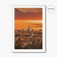 Kigali Skyline Fine Art Photo Print, Rwanda Wall Decor Poster, Downtown Skyscraper