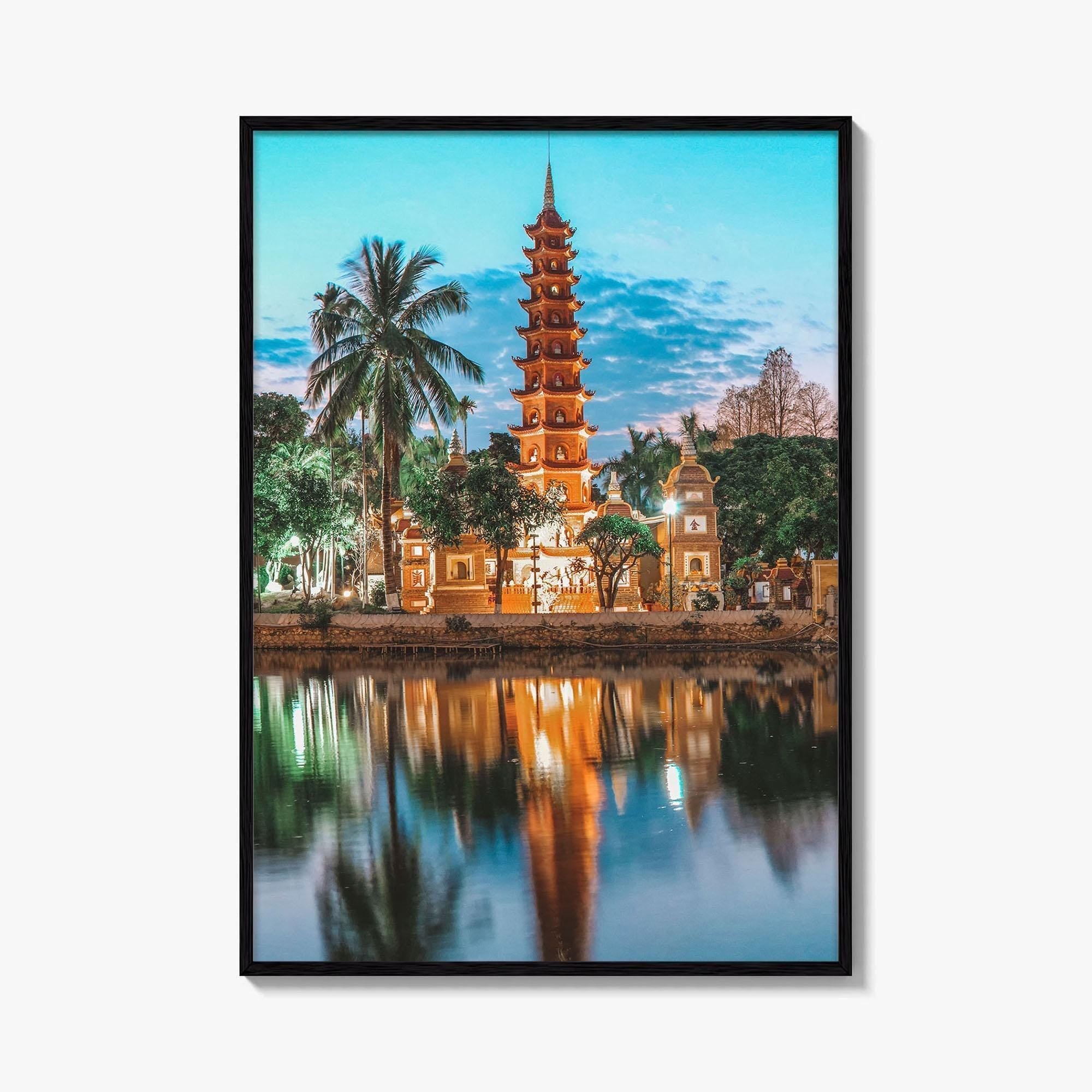 Hanoi Fine Art Photo Print, Tran Quoc Pagoda, West Lake, Vietnam Poster