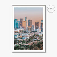 Los Angeles Skyline Fine Art Photo Print, LA, California Poster, USA