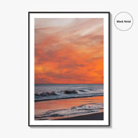 Jones Beach Pink and Orange Fine Art Photo Print, Long Island NY Poster