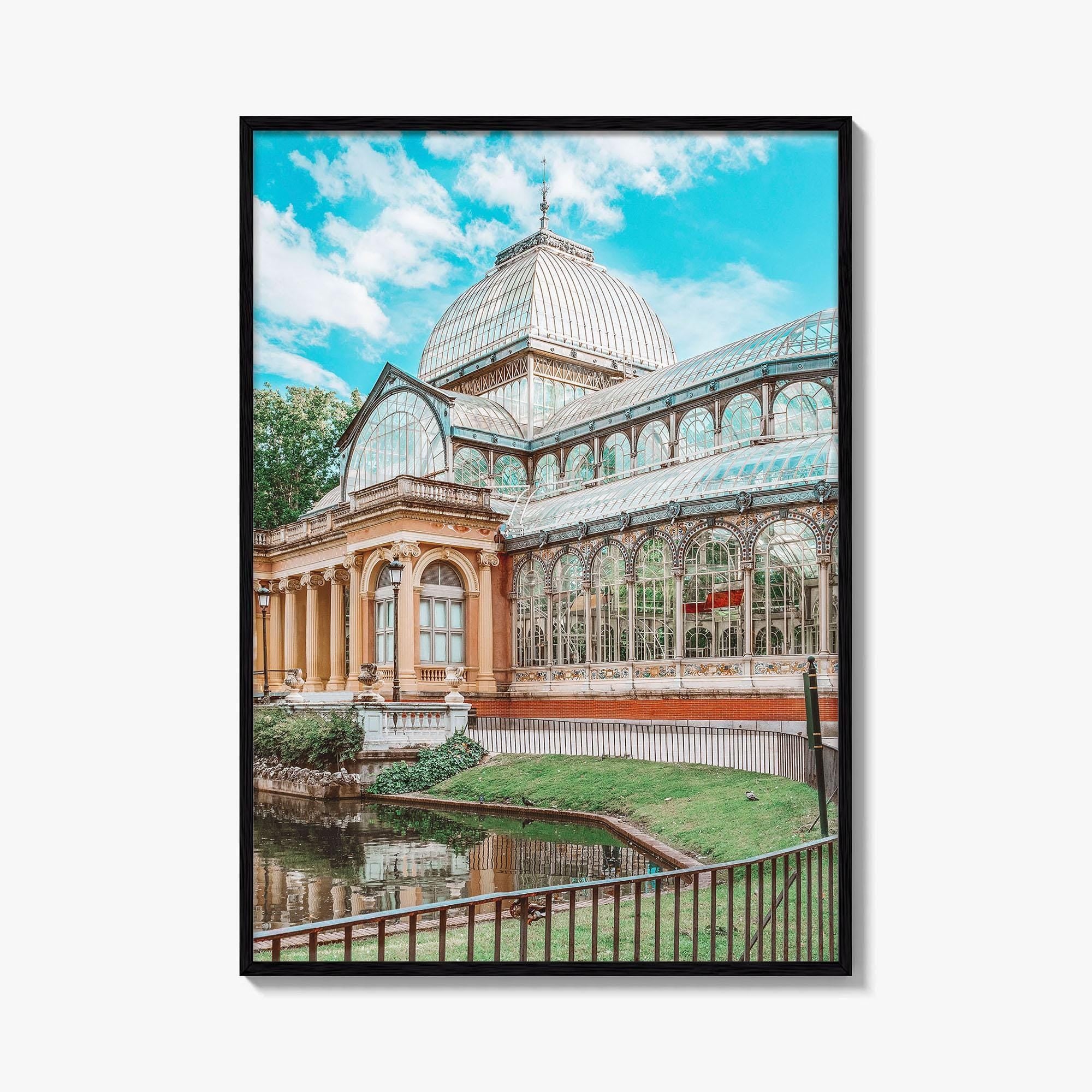 Madrid Fine Art Photo Print, Retiro Park, Crystal Palace, Palacio de Cristal, Spain