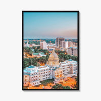 Jackson Mississippi Fine Art Photo Print, Wall Art Poster, USA