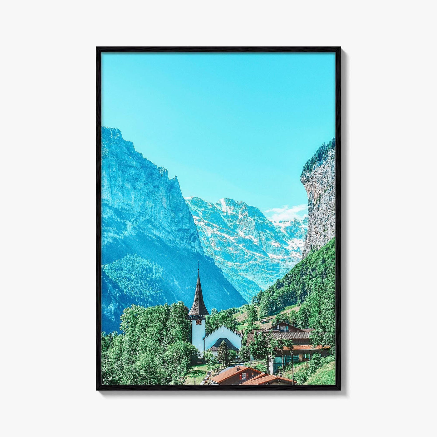 Lauterbrunnen Valley Fine Art Photo Print, Switzerland, Swiss Alps, Bernese Oberland, Poster