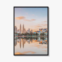 Kuala Lumpur Skyline Fine Art Photo Print, Titiwangsa Park, Malaysia, KL, Waterfront