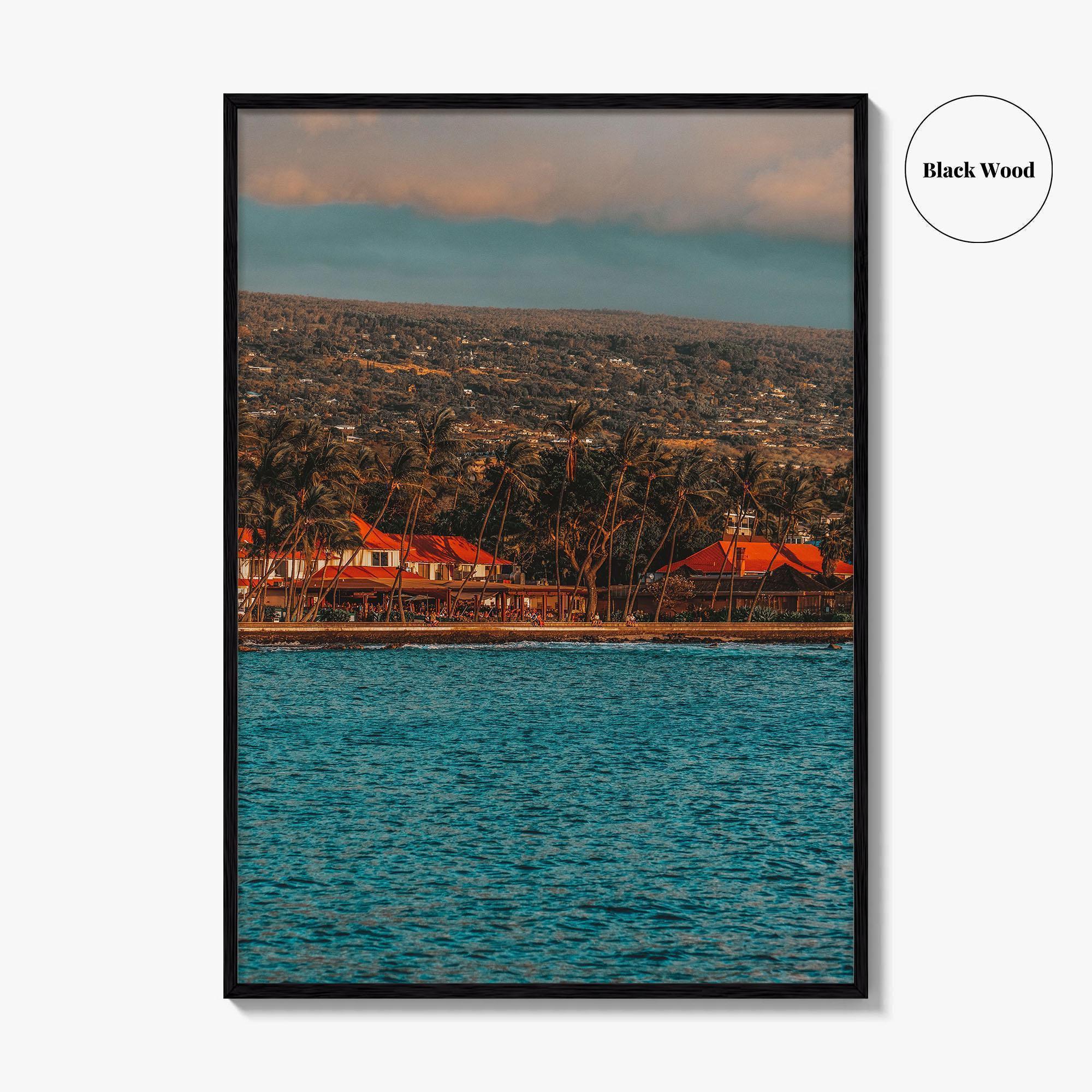 Kailua-Kona Fine Art Photo Print, Hawaii, Big Island Wall Poster, United States