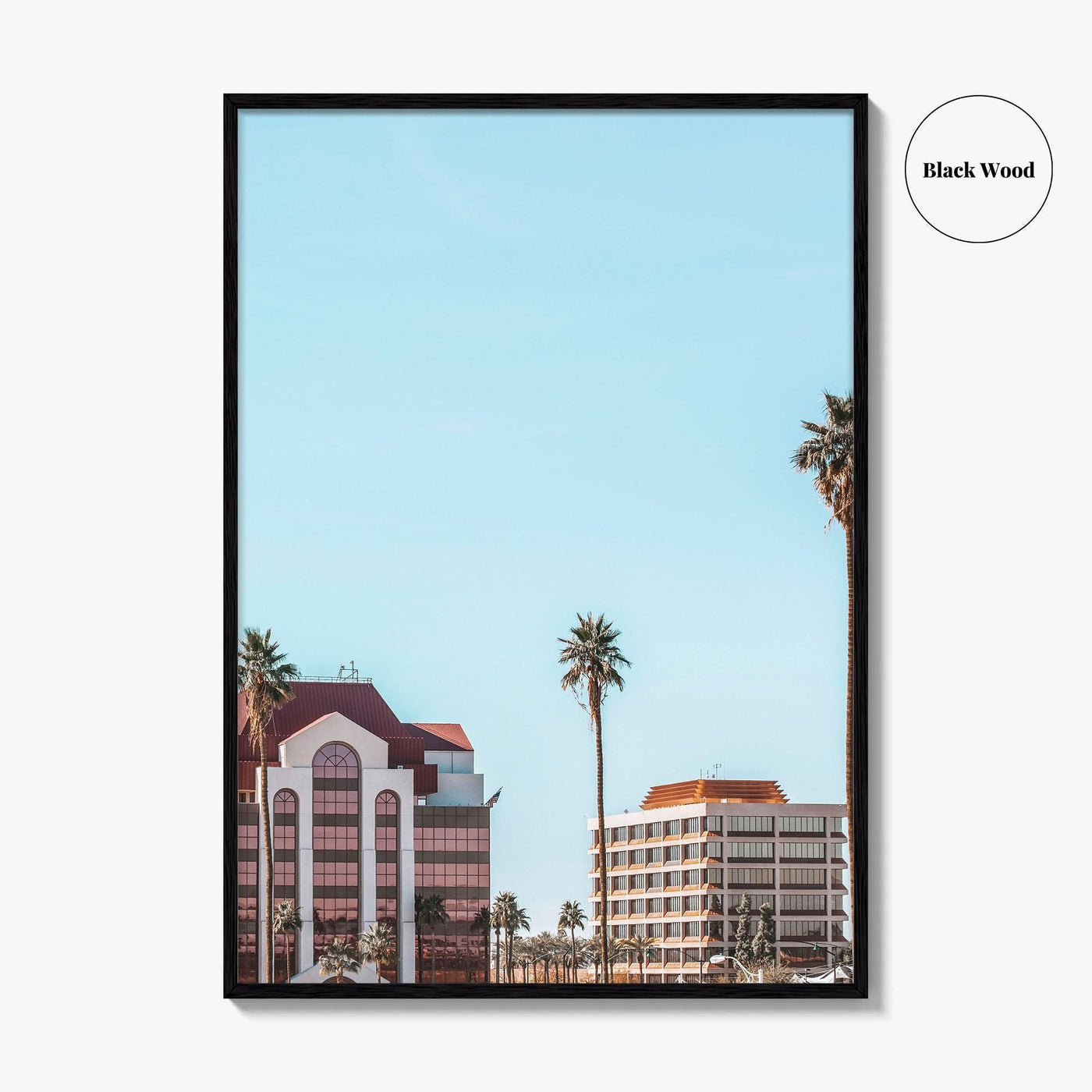 Mesa Skyline Fine Art Photo Print, Downtown Wall Decor, Arizona AZ Poster, USA