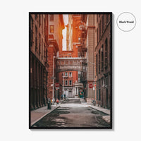 Manhattan Fine Art Photo Print, Tribeca Street, New York City NYC, Photo Poster