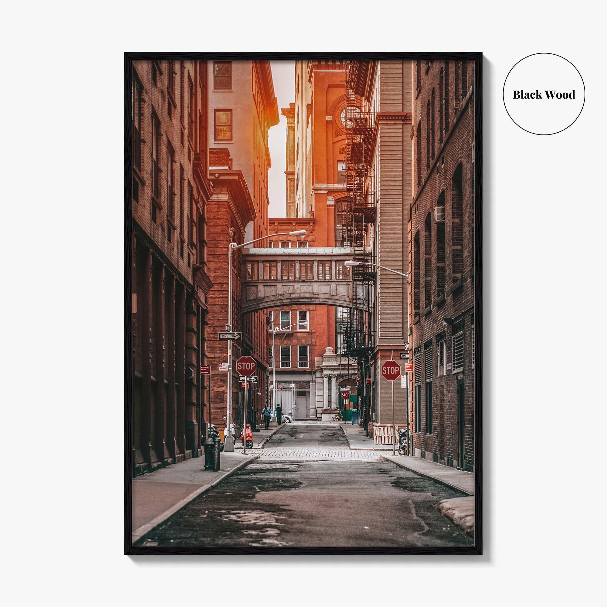 Manhattan Fine Art Photo Print, Tribeca Street, New York City NYC, Photo Poster