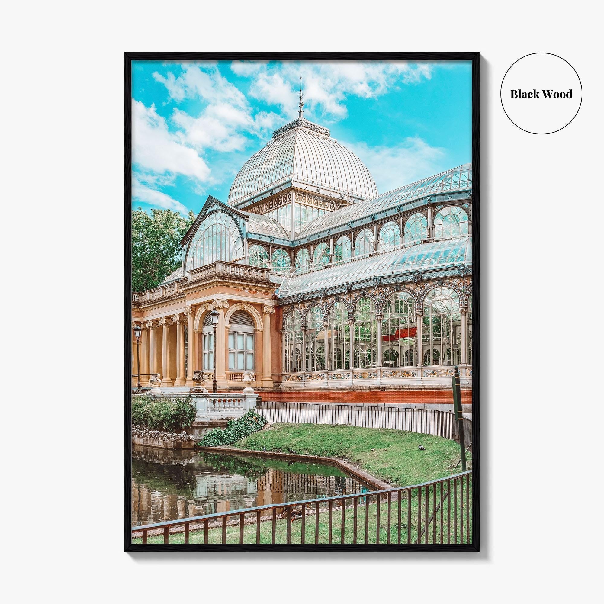 Madrid Fine Art Photo Print, Retiro Park, Crystal Palace, Palacio de Cristal, Spain