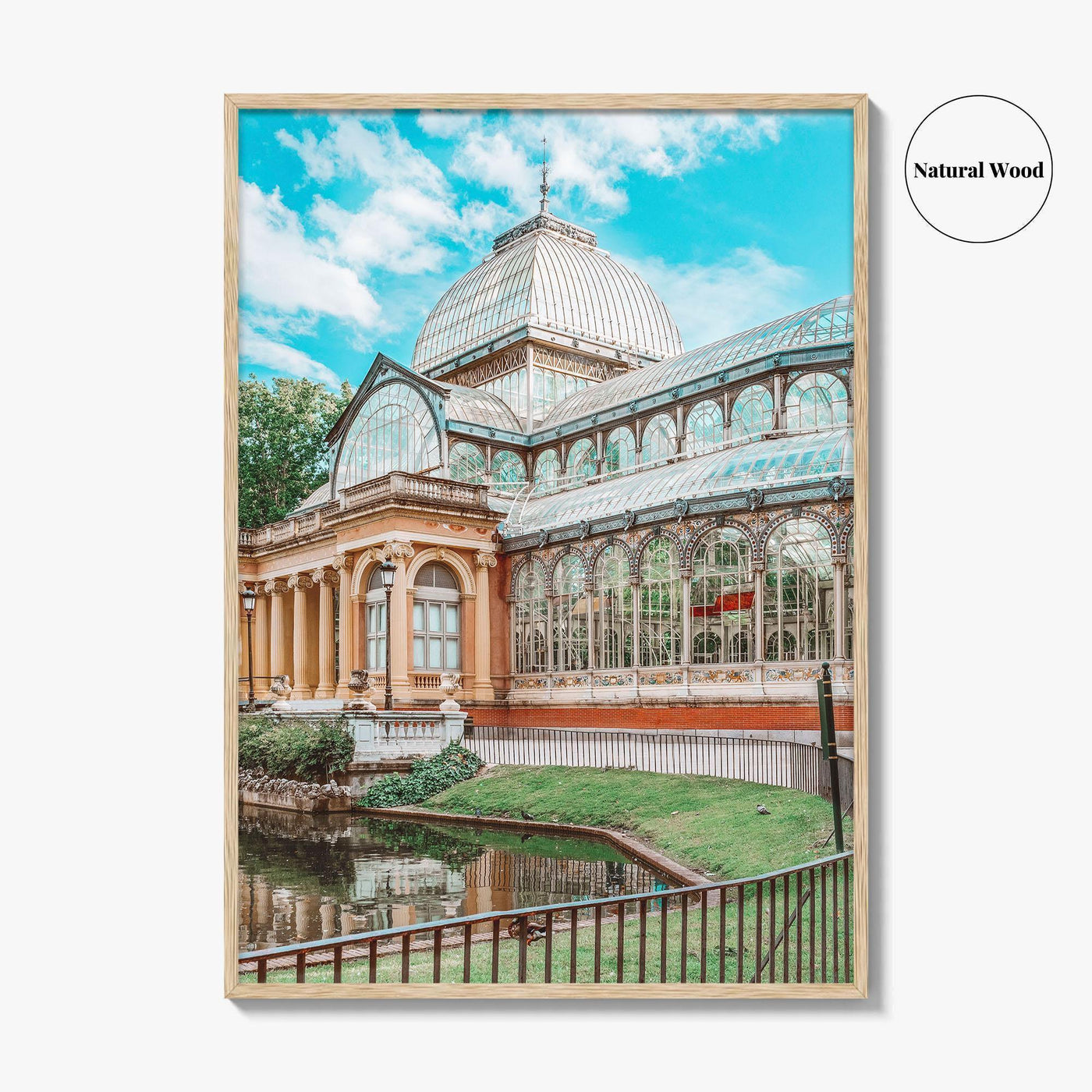 Madrid Fine Art Photo Print, Retiro Park, Crystal Palace, Palacio de Cristal, Spain