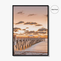 Jupiter Fine Art Photo Print, Juno Beach Pier, Juno Florida USA Poster