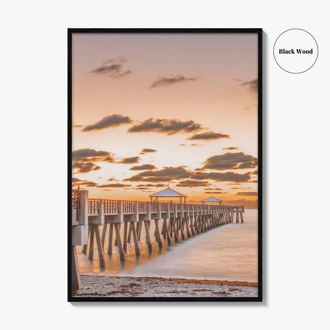 Jupiter Fine Art Photo Print, Juno Beach Pier, Juno Florida USA Poster
