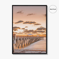 Jupiter Fine Art Photo Print, Juno Beach Pier, Juno Florida USA Poster