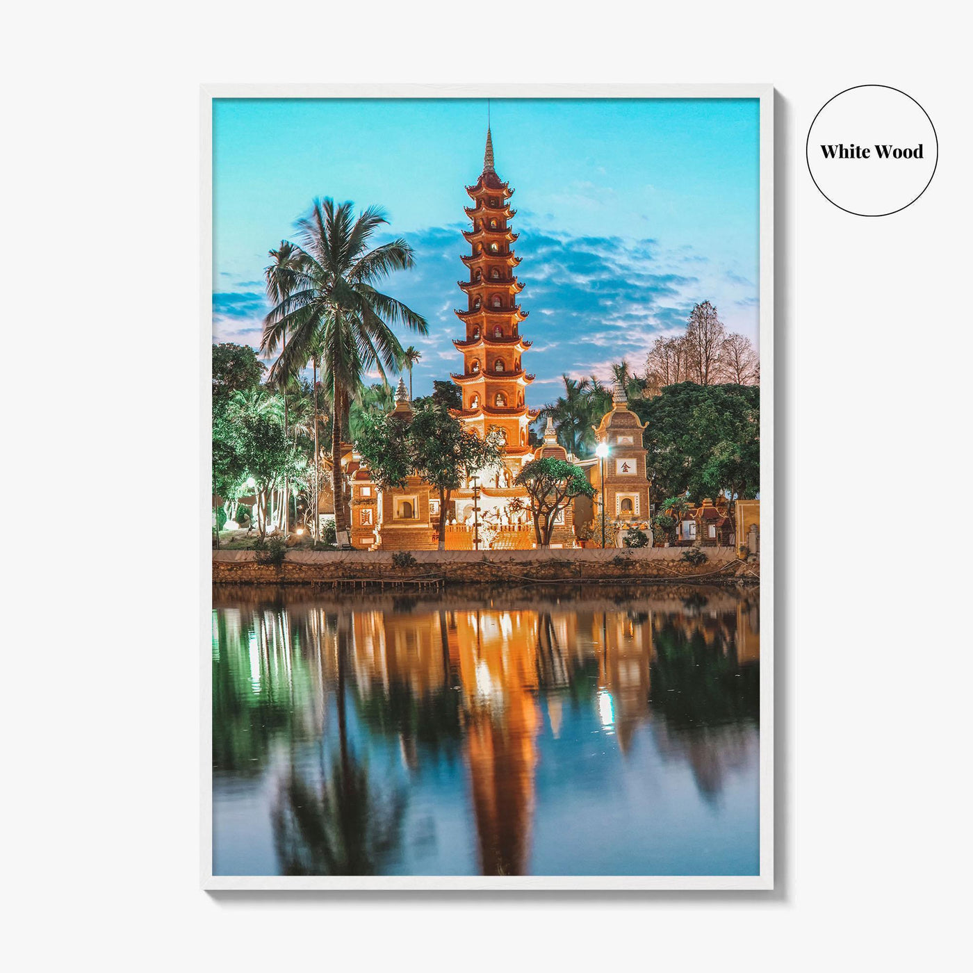 Hanoi Fine Art Photo Print, Tran Quoc Pagoda, West Lake, Vietnam Poster