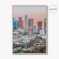 Los Angeles Skyline Fine Art Photo Print, LA, California Poster, USA
