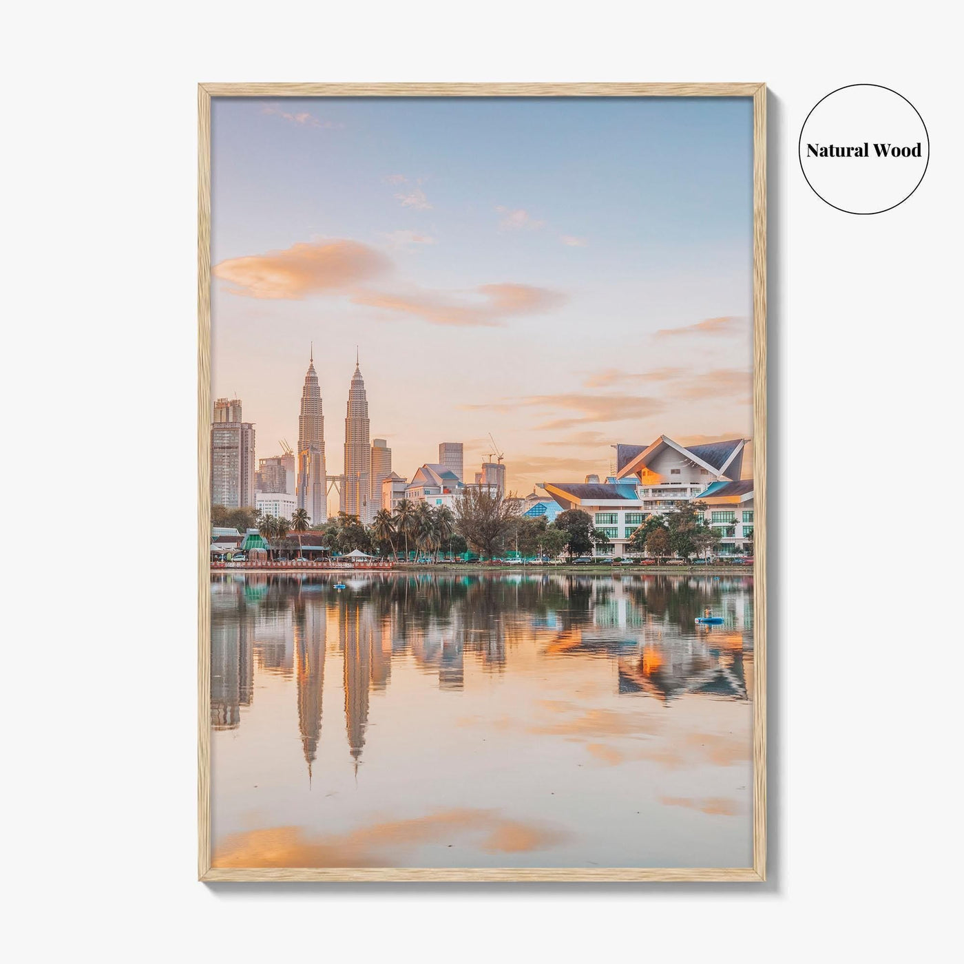 Kuala Lumpur Skyline Fine Art Photo Print, Titiwangsa Park, Malaysia, KL, Waterfront