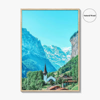 Lauterbrunnen Valley Fine Art Photo Print, Switzerland, Swiss Alps, Bernese Oberland, Poster