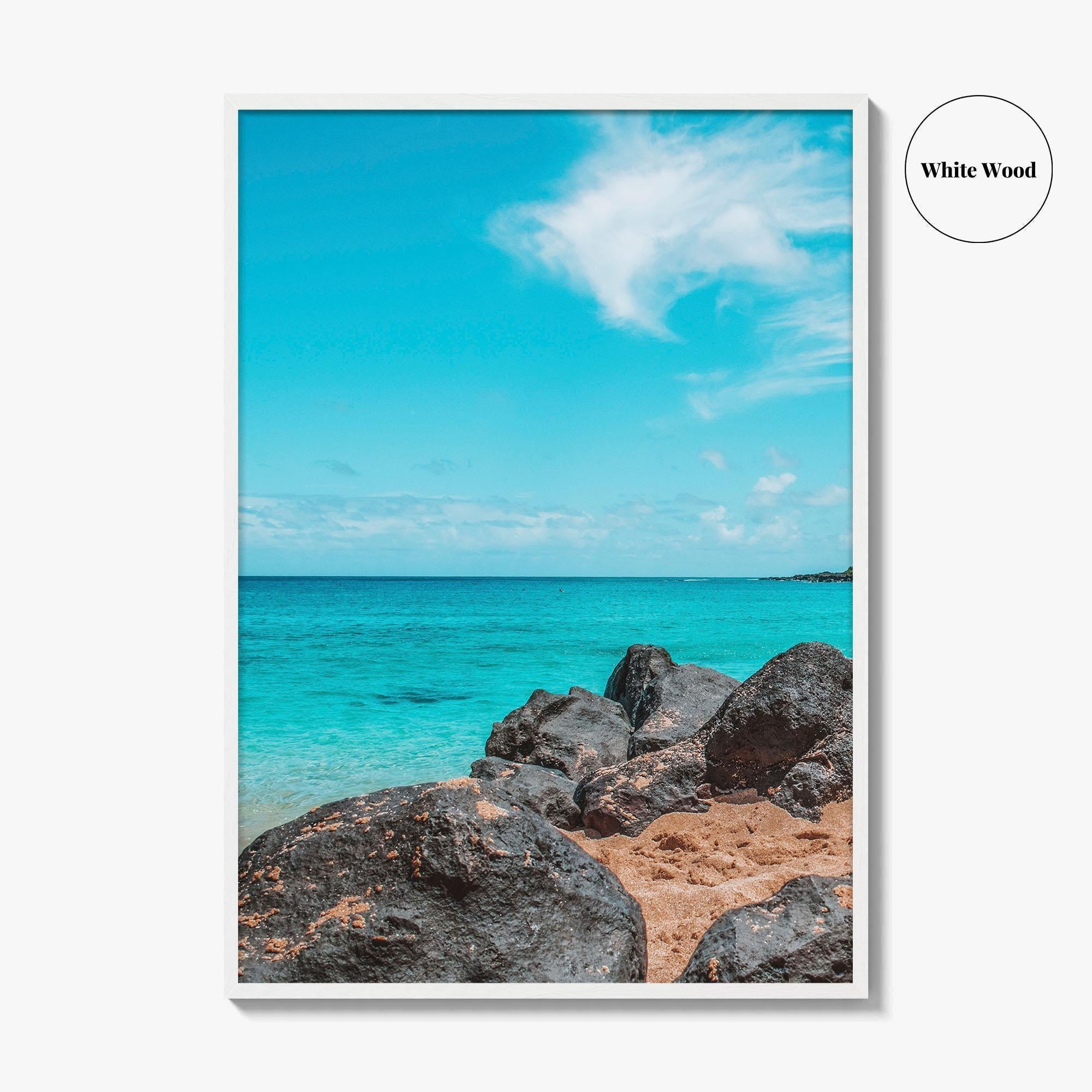 Haleiwa Fine Art Photo Print, Waimea Bay, North Shore Oahu, Hawaii Wall Poster