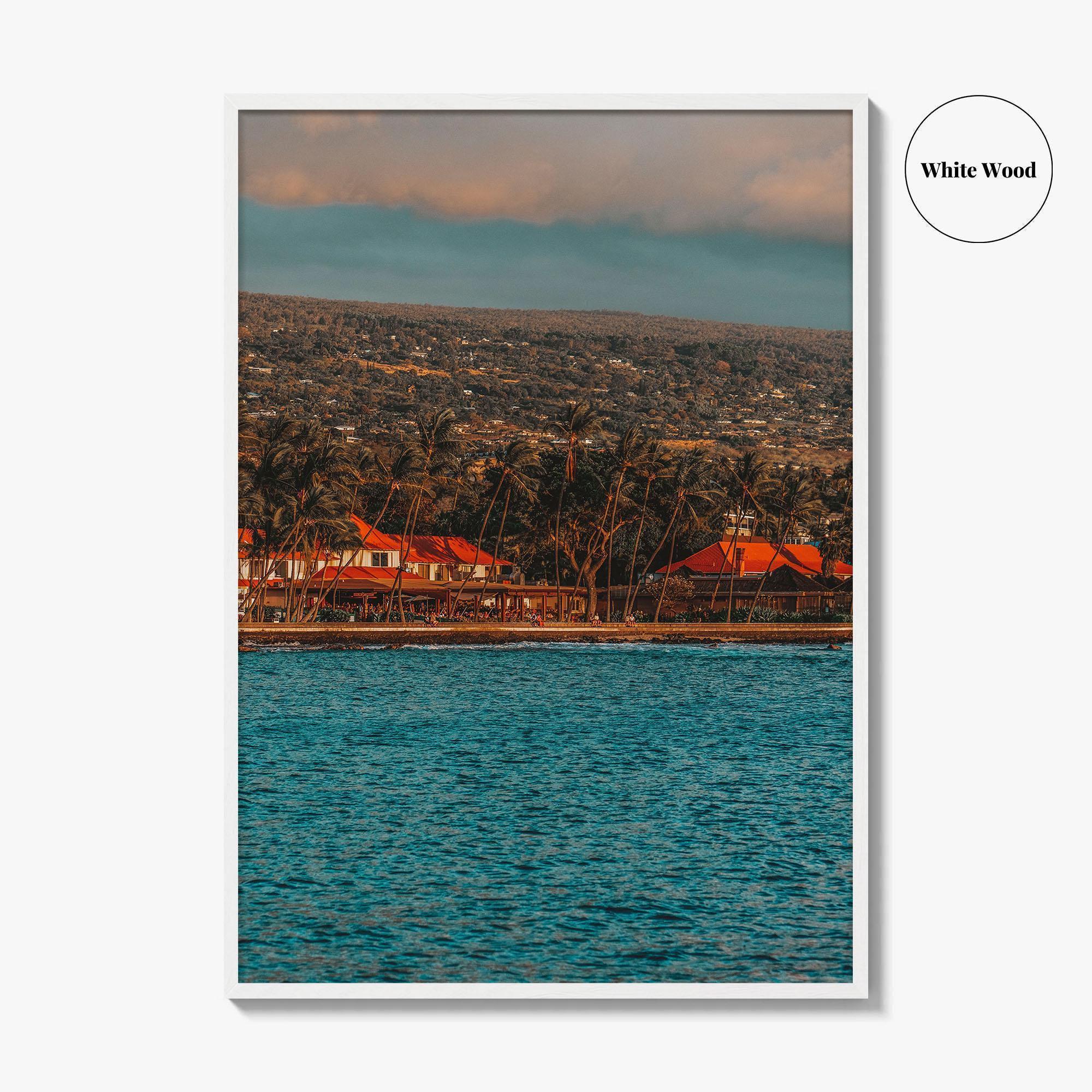 Kailua-Kona Fine Art Photo Print, Hawaii, Big Island Wall Poster, United States